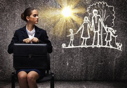 Young upset businesswoman sitting on chair with briefcase.jpeg